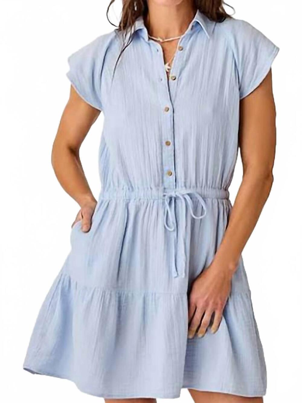 NEW CARVE DESIGNS alex gauze dress in kentucky